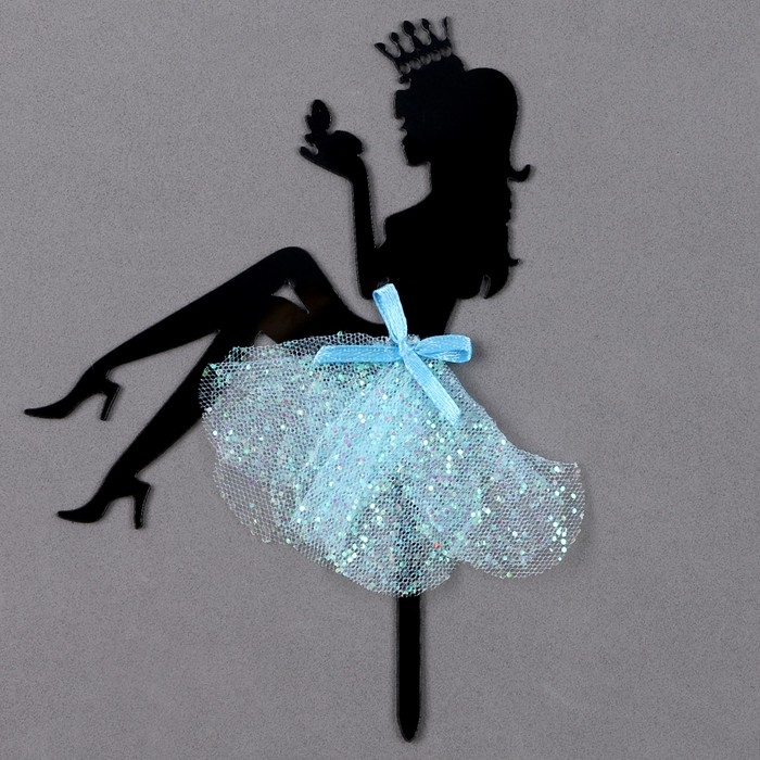 Топпер «Девушка» с короной Топпер «Девушка» с короной