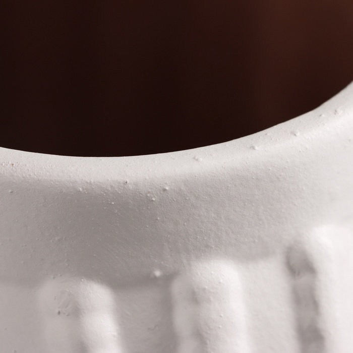 Горшок - органайзер Горшок - органайзер "Клеопатра" белый, 1,6 л/ 16х17х16см