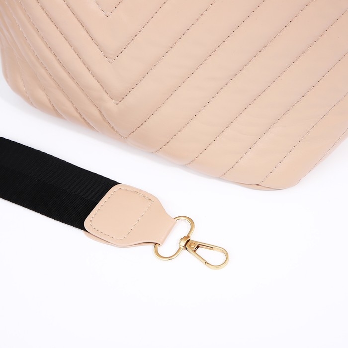 Сумка кросс-боди на молнии, цвет бежевый Сумка кросс-боди на молнии, цвет бежевый