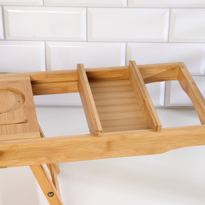 Столик- винница для ванны, большой, 75 (109) х 23 х 4,5 см, дерево Столик- винница для ванны, большой, 75 (109) х 23 х 4,5 см, дерево