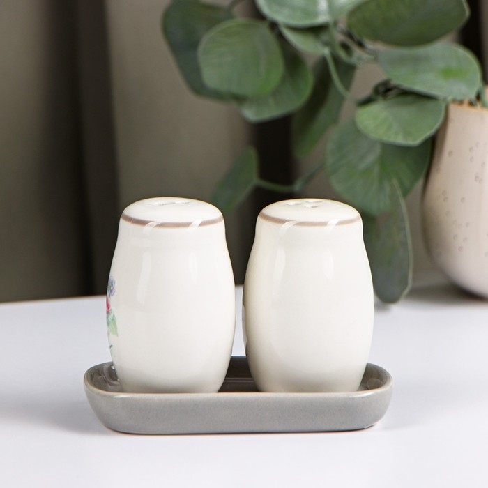 Набор для специй Доляна «Зайка», 2 предмета: солонка, перечница, 130 мл Набор для специй Доляна «Зайка», 2 предмета: солонка, перечница, 130 мл