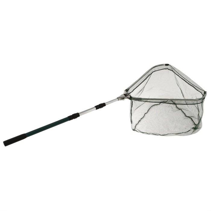 Подсачник складной телескопический П-25, усиленный, 170 см, треугольный обод 50 см, капрон Подсачник складной телескопический П-25, усиленный, 170 см, треугольный обод 50 см, капрон