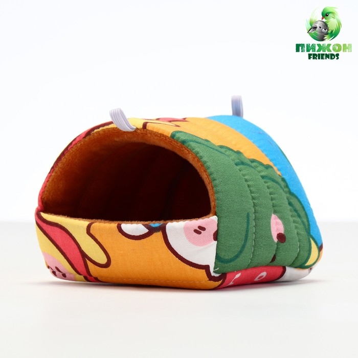 Домик для грызунов  Домик для грызунов "ЛЕВ", желтый