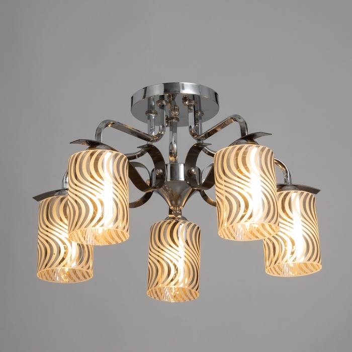 Люстра Люстра "Деми" 5х40Вт Е27 Хром МОДЕЛЬ: 2800433