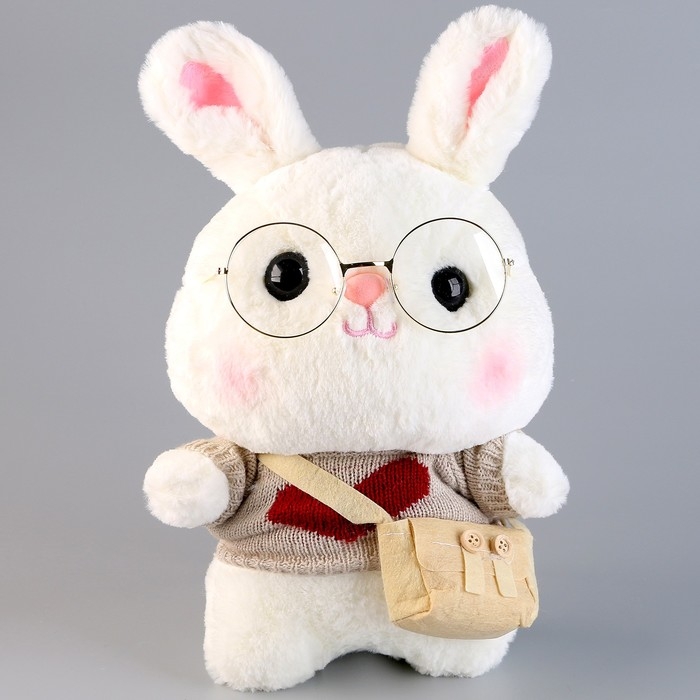 Мягкая игрушка «Зайка», в кофточке с сумочкой, 25 см, цвет МИКС Мягкая игрушка «Зайка», в кофточке с сумочкой, 25 см, цвет МИКС