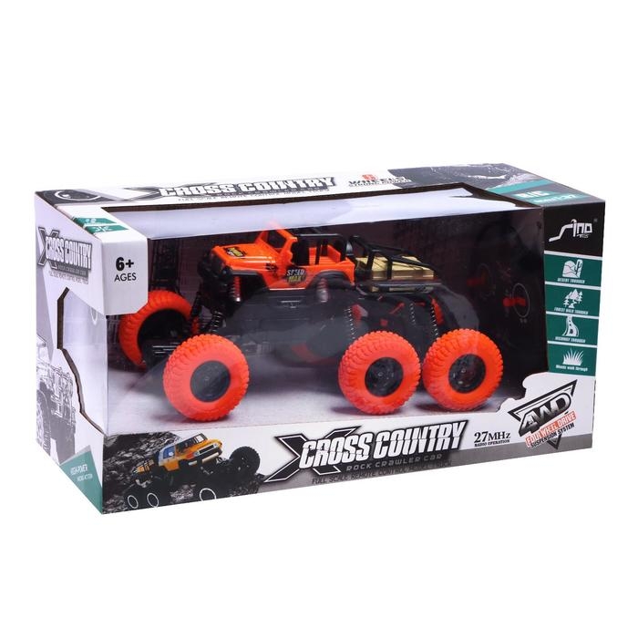 Джип радиоуправляемый «Монстр 6x6», работает от аккумулятора, МИКС Джип радиоуправляемый «Монстр 6x6», работает от аккумулятора, МИКС