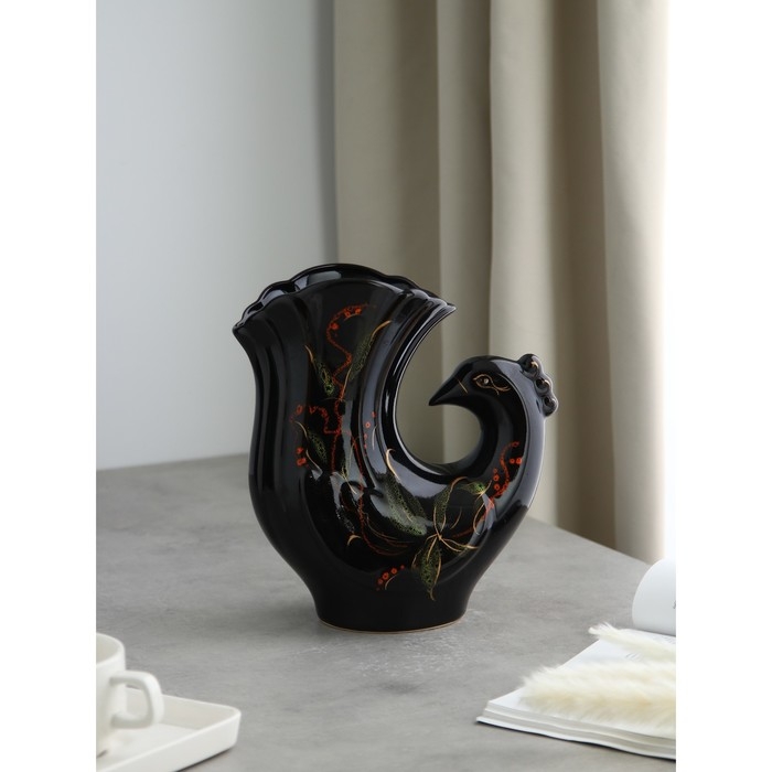 Ваза керамическая «Голубь», настольная, 25 см, микс Ваза керамическая «Голубь», настольная, 25 см, микс