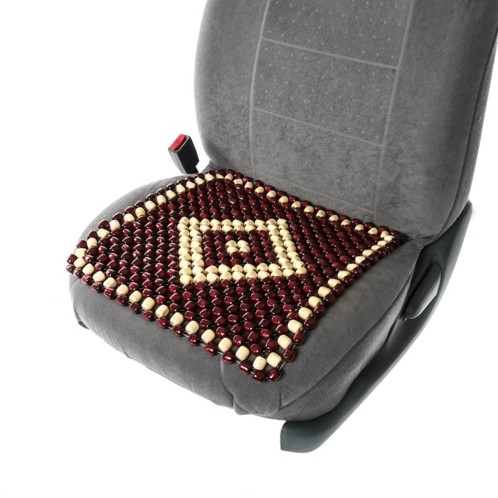 Накидка массажер TORSO на сиденье 42×42 см, дерево, микс Накидка массажер TORSO на сиденье 42×42 см, дерево, микс