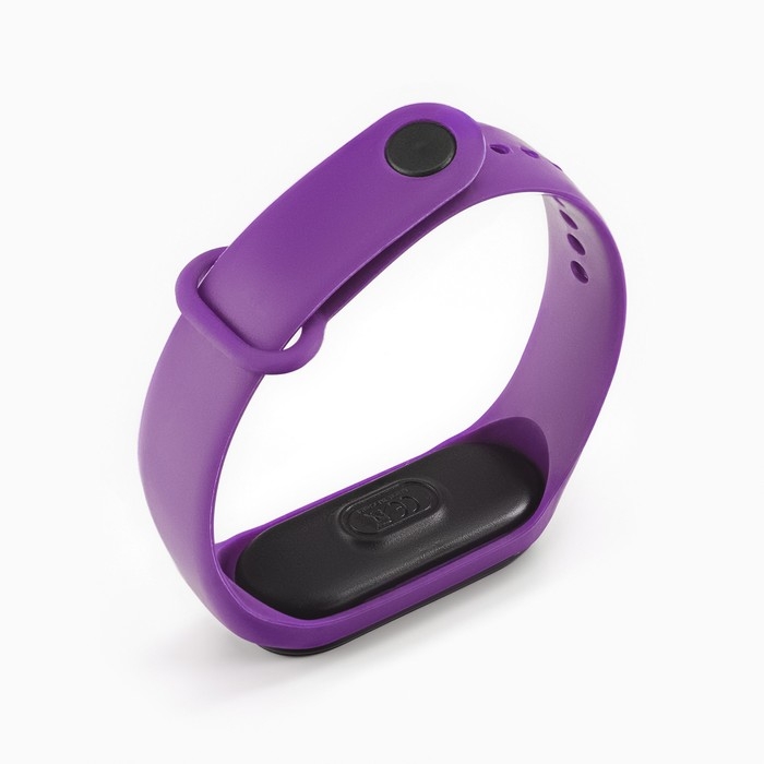 Часы наручные электронные, ремешок силикон, фиолетовые Часы наручные электронные, ремешок силикон, фиолетовые