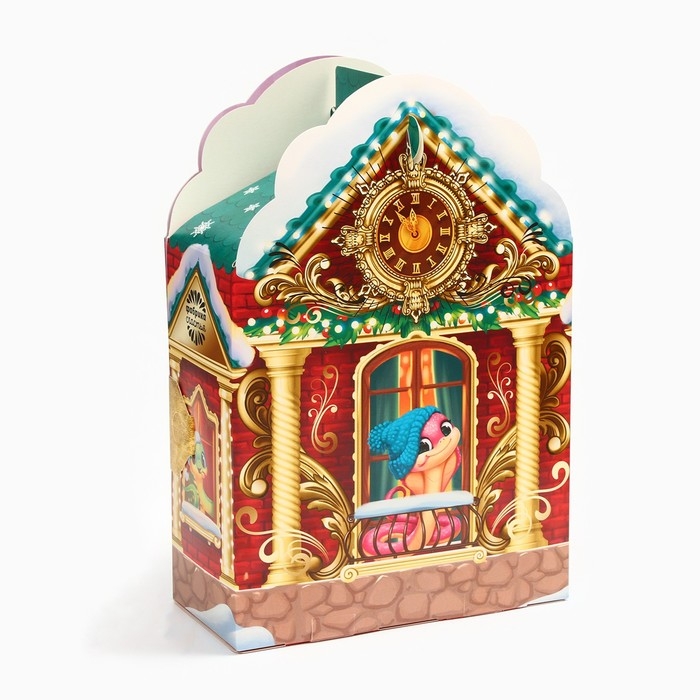 Сладкий подарок «Сказочный дом»: шоколадные конфеты с раскраской, 500 г. Сладкий подарок «Сказочный дом»: шоколадные конфеты с раскраской, 500 г.