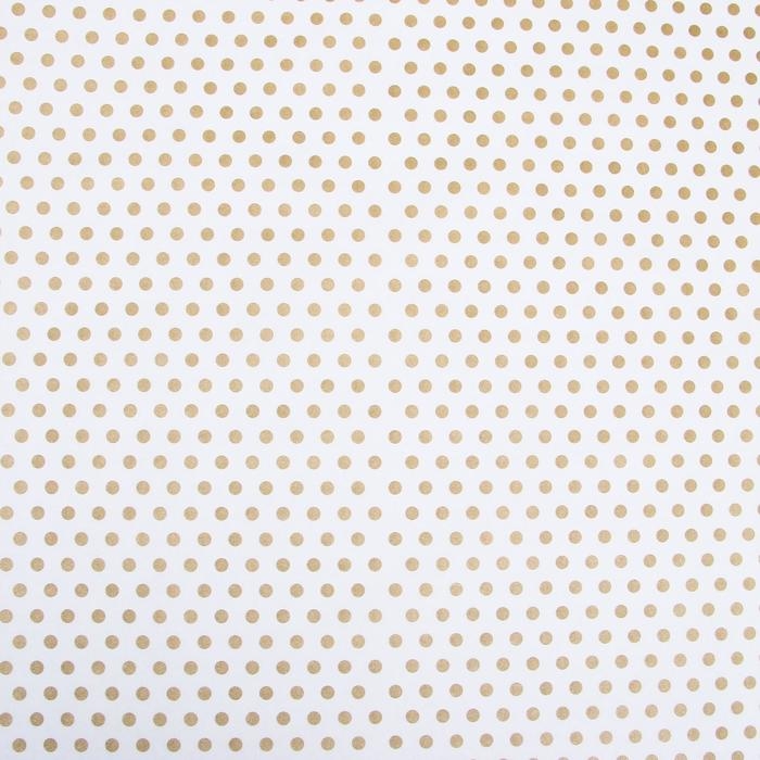 Бумага упаковочная крафт  Бумага упаковочная крафт "Бисер золотой", 0,72 х 10 м, 50 г