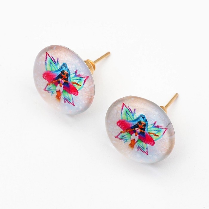 Серьги гвоздики «Kawaii» 1.5 х 1.5 см Серьги гвоздики «Kawaii» 1.5 х 1.5 см