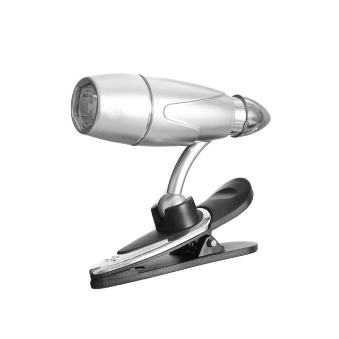 Лампа для чтения на прищепке LED МИКС 5,5х6х1,5 см RISALUX Лампа для чтения на прищепке LED МИКС 5,5х6х1,5 см RISALUX