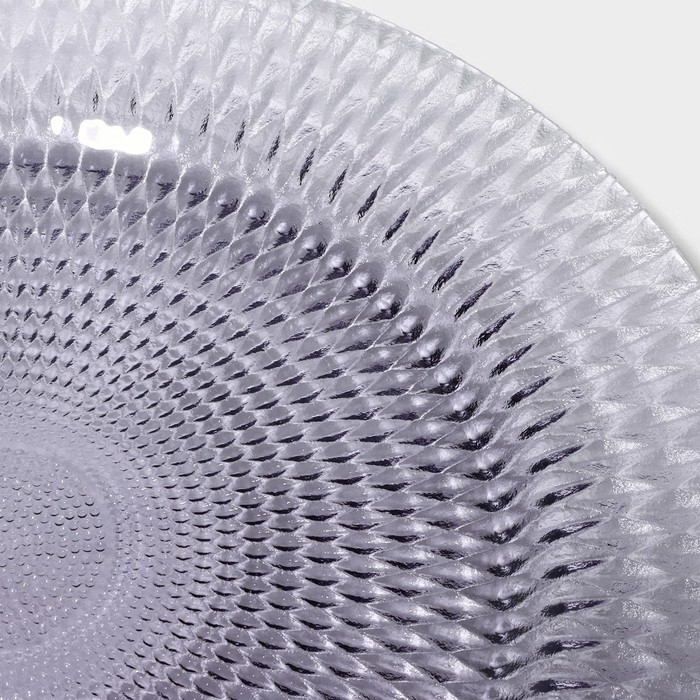 Тарелка - блюдо подстановочное Magistro &laquo;Вилеро&raquo;, d=33 см, цвет фиолетовый