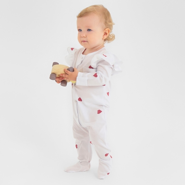 Комбинезон детский MINAKU, цвет молочный, рост 74-80 см Комбинезон детский MINAKU, цвет молочный, рост 74-80 см