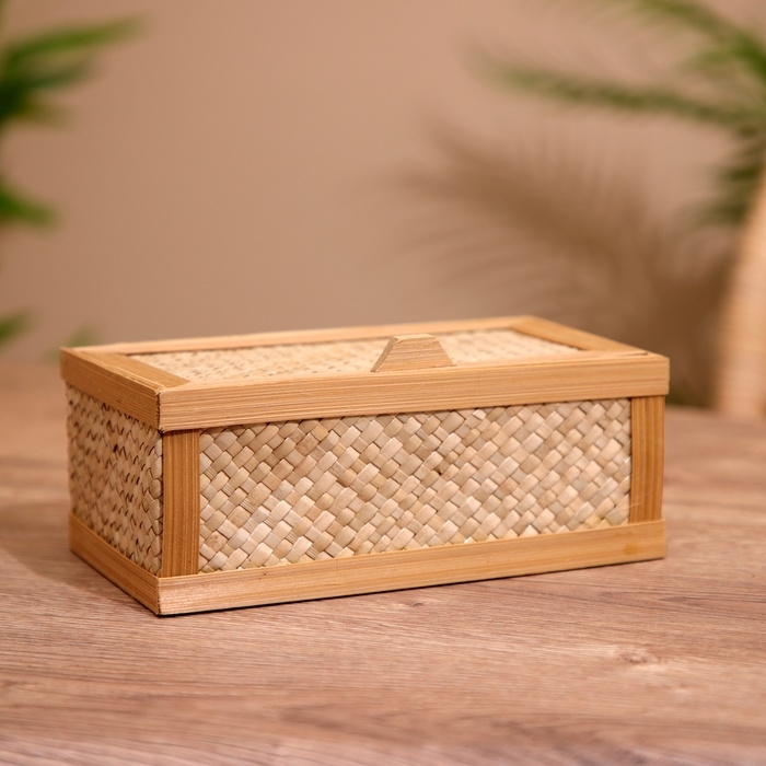 Шкатулка из бамбука 17х10х7 см Шкатулка из бамбука 17х10х7 см