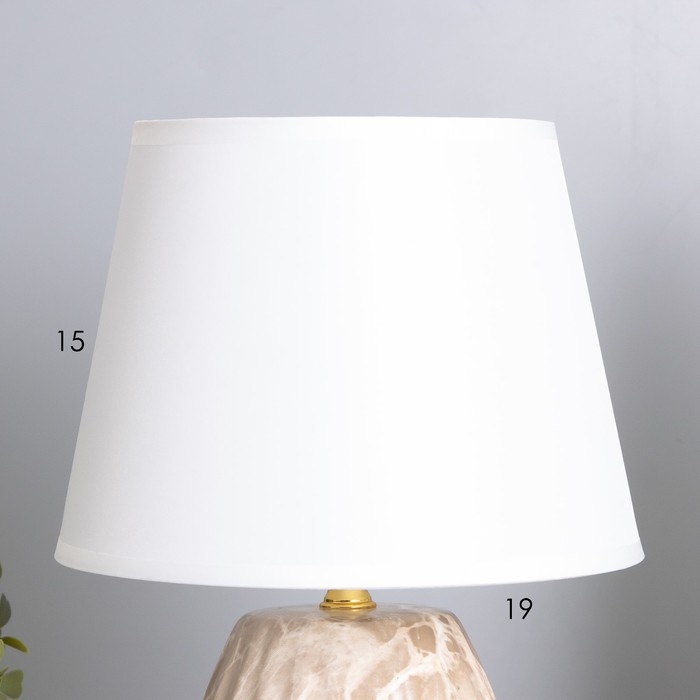 Лампа настольная Лампа настольная "Валерия" 1х40Вт Е14 коричневый 20х20х31см