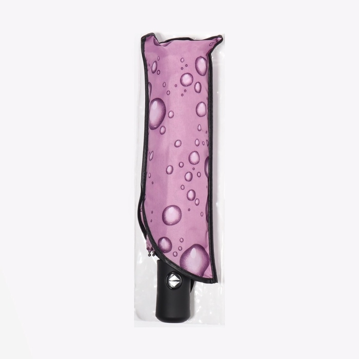 Зонт автоматический «Капли», 3 сложения, 8 спиц, R = 47/55 см, D = 110 см, рисунок МИКС Зонт автоматический «Капли», 3 сложения, 8 спиц, R = 47/55 см, D = 110 см, рисунок МИКС