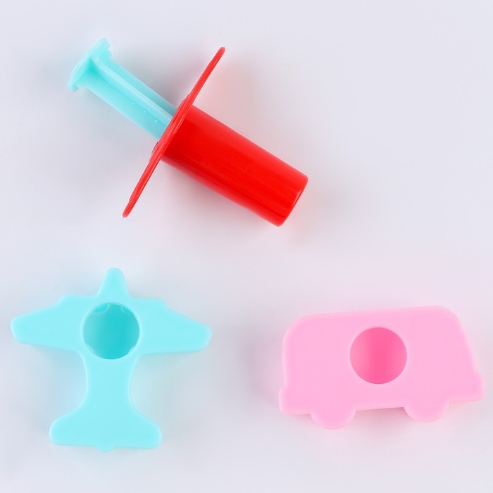 Тесто для лепки «Ракета» 15 цветов по 5 г, 2 формы, пресс Тесто для лепки «Ракета» 15 цветов по 5 г, 2 формы, пресс