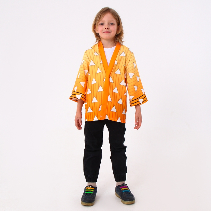 Карнавальное хаори «Демонический клинок», рост 98-152 см, цвет жёлтый Карнавальное хаори «Демонический клинок», рост 98-152 см, цвет жёлтый