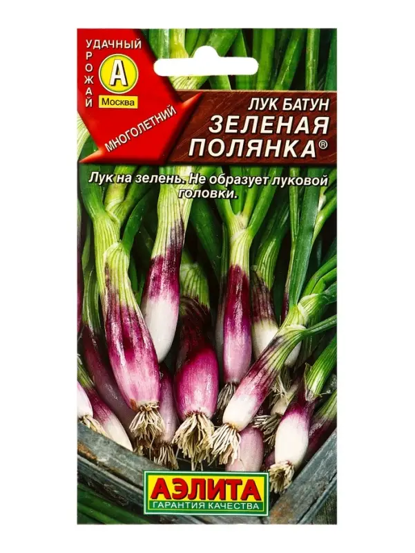 Семена Лук батун Зеленая полянка Мн, Ц/П,0,3 г Семена Лук батун Зеленая полянка Мн, Ц/П,0,3 г