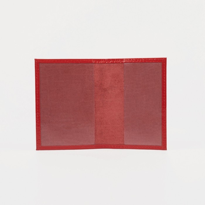 Обложка для пенсионного удостоверения, цвет красный Обложка для пенсионного удостоверения, цвет красный