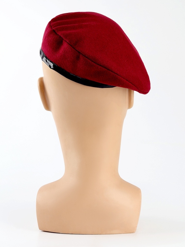 Берет военного, цвет бордовый Берет военного, цвет бордовый