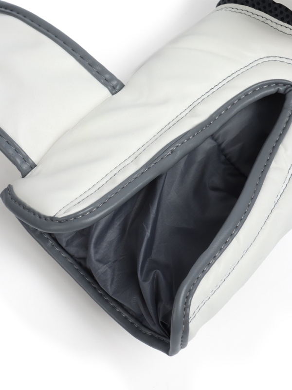 Боксерские перчатки FIGHT EMPIRE, PRIDE, белые, размер 12 oz