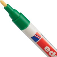 Маркер лаковый EDDING E-751/4 зеленый, 1-2мм, мет. корп