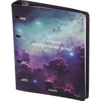 Ежедневник недатированный на кольцах Attache, 136л., 80г/м3, Galaxy