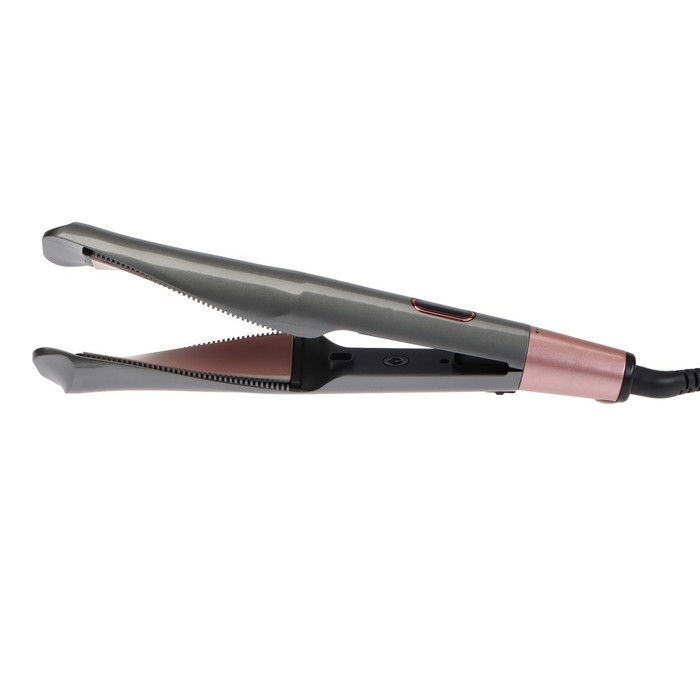 Плойка Luazon LW-21, 40 вт, керамическое покрытие, d=35mm, до 230°C, серо-розовая Плойка Luazon LW-21, 40 вт, керамическое покрытие, d=35mm, до 230°C, серо-розовая