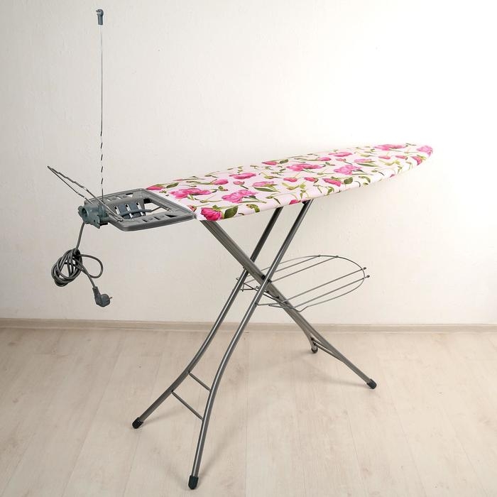 Доска гладильная Nika «Эльза де люкс», 124×40 см, металл, регулируемая высота до 93 см рисунок микс Доска гладильная Nika «Эльза де люкс», 124×40 см, металл, регулируемая высота до 93 см рисунок микс