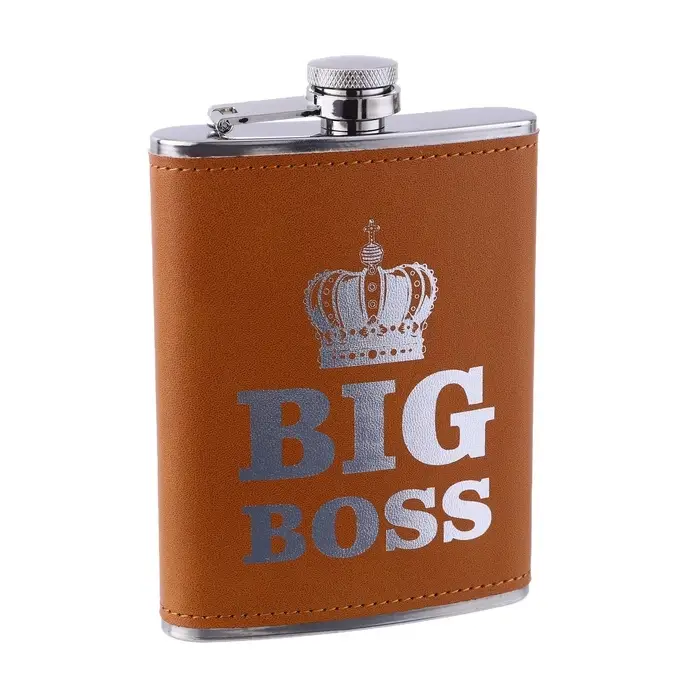 Фляжка, нержавеющая сталь, 240 мл, 8 oz