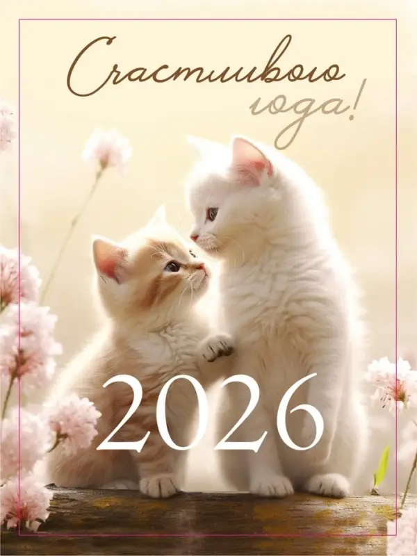 Календарь 2026 отрывной на магните «Счастливого года!» 9.5×13 см Календарь 2026 отрывной на магните «Счастливого года!» 9.5×13 см