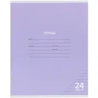 Компл тетр из 10шт 24л лин КПК "Пастель", обл мел карт, блок ОФСЕТ, 5 видов 10991558