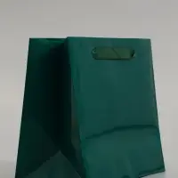 Пакет подарочный ламинированный горизонтальный &laquo;Изумрудный&raquo;, MS 18&times;23&times;10 см