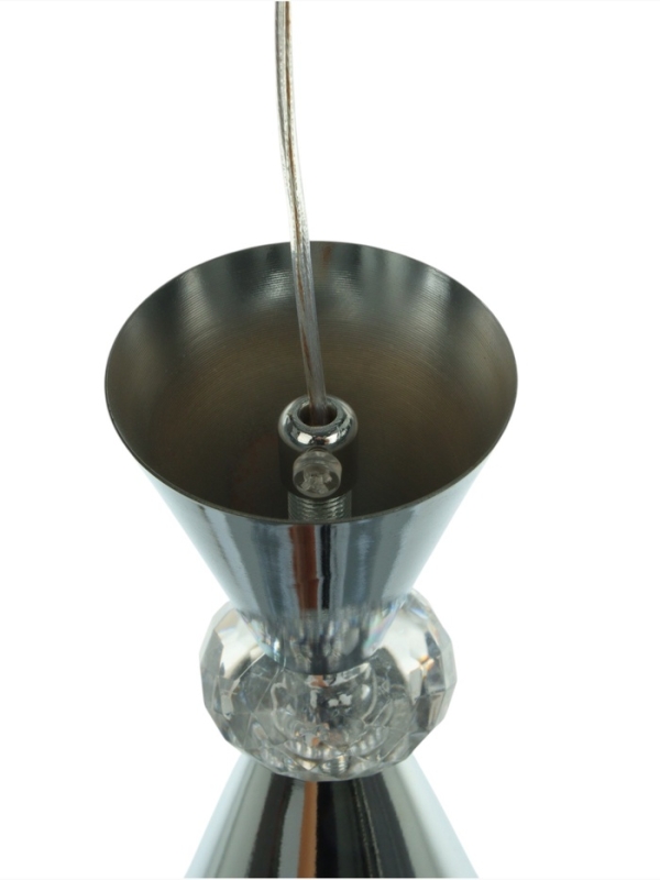 Бра «Рианна» 1х40Вт Е27 серебро 23х15х49+80см