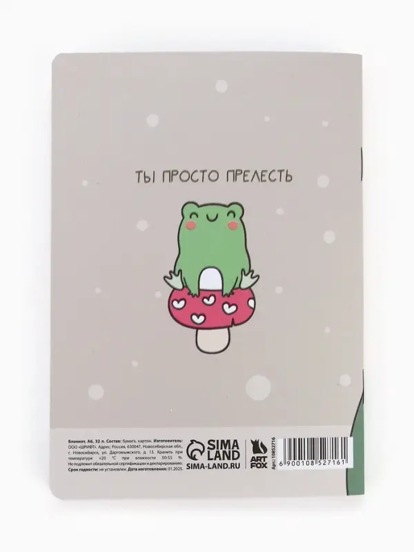 Блокнот А6, 32 л., софт тач, в точку «Следуй за мечтой» Блокнот А6, 32 л., софт тач, в точку «Следуй за мечтой»