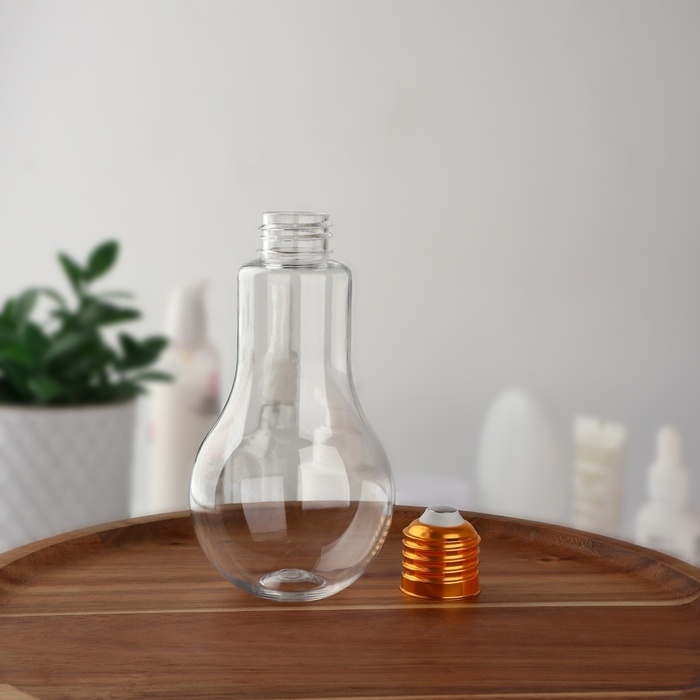 Бутылочка для хранения «Лампа», 200 мл, цвет золотой Бутылочка для хранения «Лампа», 200 мл, цвет золотой