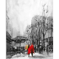 Пакет подарочный (M) Влюбленный в городе, 151802285