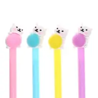 Ручка-прикол Calligrata &laquo;Котенок с клубком&raquo;, синий стержень, гелевая, МИКС