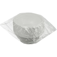 Миска одноразовая пластик.Комус для хол./гор., 0,6л, белая, ПП, 50шт/уп