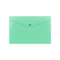 Папка-конверт на кнопке А4, 180 мкм, ErichKrause "Matt Pastel Bloom", непрозрачная, микс
