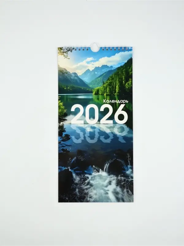 Календарь на ригеле «Природа 2026» 16.5×34 см Календарь на ригеле «Природа 2026» 16.5×34 см