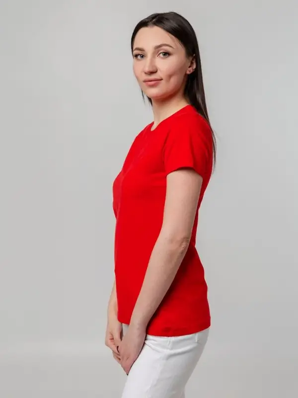 Футболка женская T-bolka Stretch Lady, красная, размер XL Футболка женская T-bolka Stretch Lady, красная, размер XL