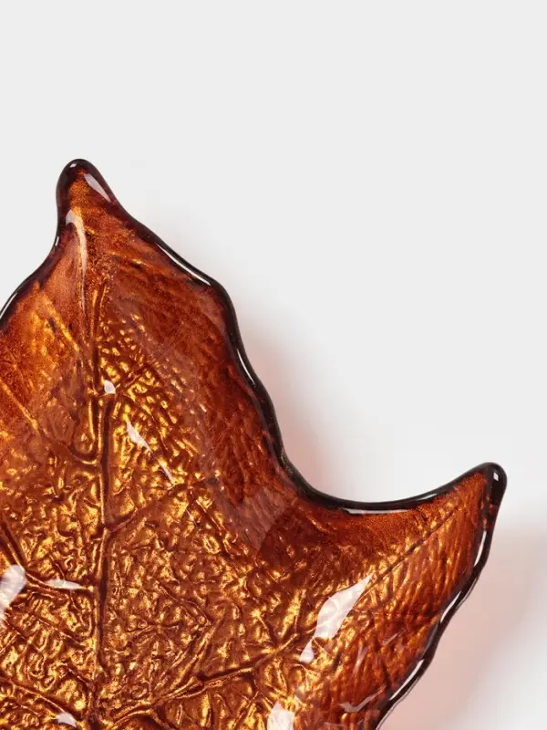 Блюдо сервировочное "КРАСКИ ОСЕНИ" 17 см, клен