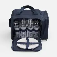 Набор для пикника Campello на 4 персоны, темно-синий