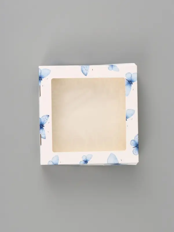 Коробка подарочная с окном &laquo;Мечты&raquo;, 20&times;20&times;4 см, самосборная