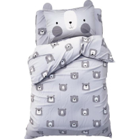 Постельное белье «Этель» 1,5 сп Gray bear 143х215 см, 150х214 см, 50х70 см -1 шт