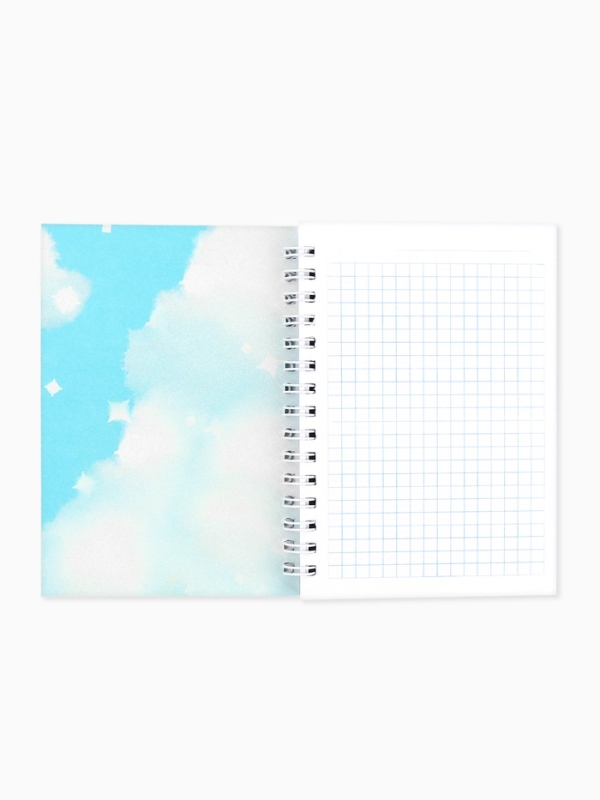 Записная книжка А6, 100 листов, в клетку "Капибара"